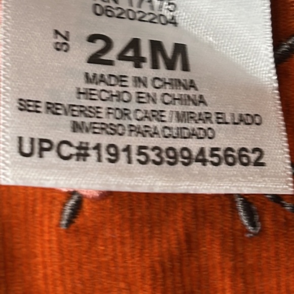 Bonnie baby Bonnie Jean Co. prairie dress corduroy button back elastic cuff - Picture 5 of 9